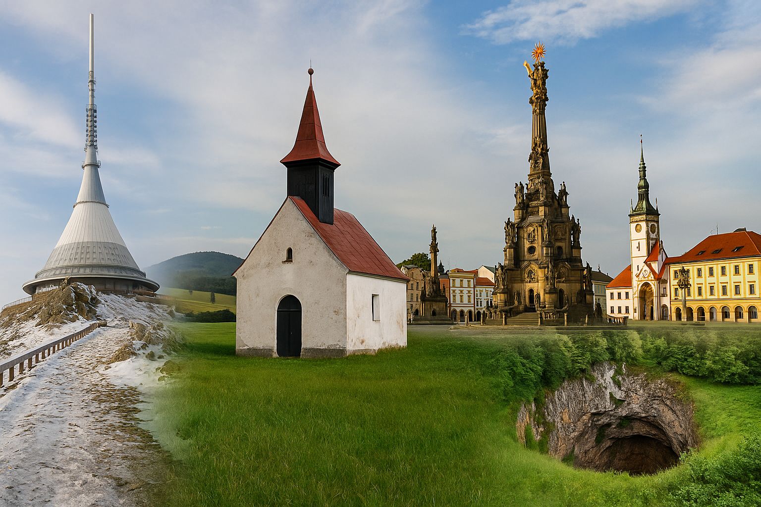 Česká „nej“ mezi obcemi a městy: od Sněžky po Vysokou Lhotu