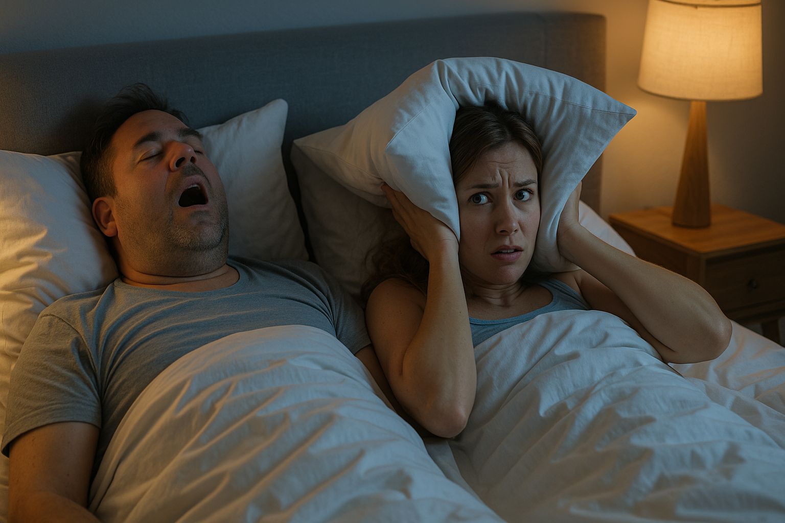 Chrápání – noční zvuk, který dokáže rozdělit i ložnici