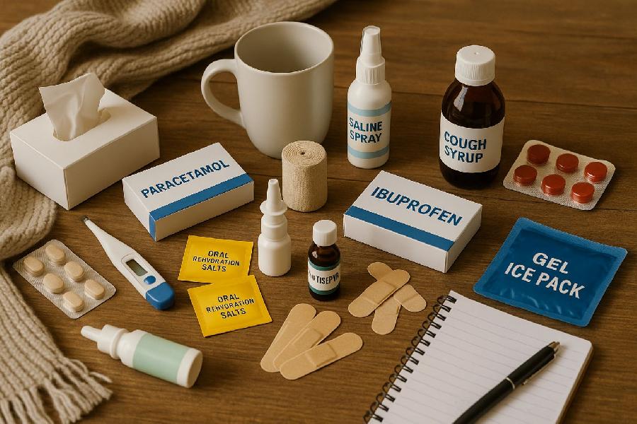 Domácí lékárnička na zimu