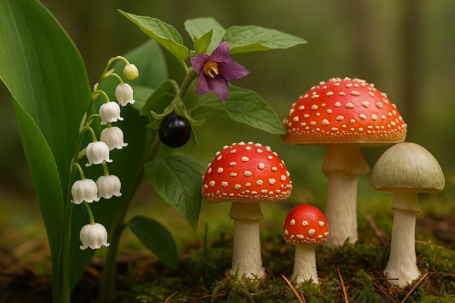 Smrtící krása české přírody: Přehled nejjedovatějších rostlin a hub