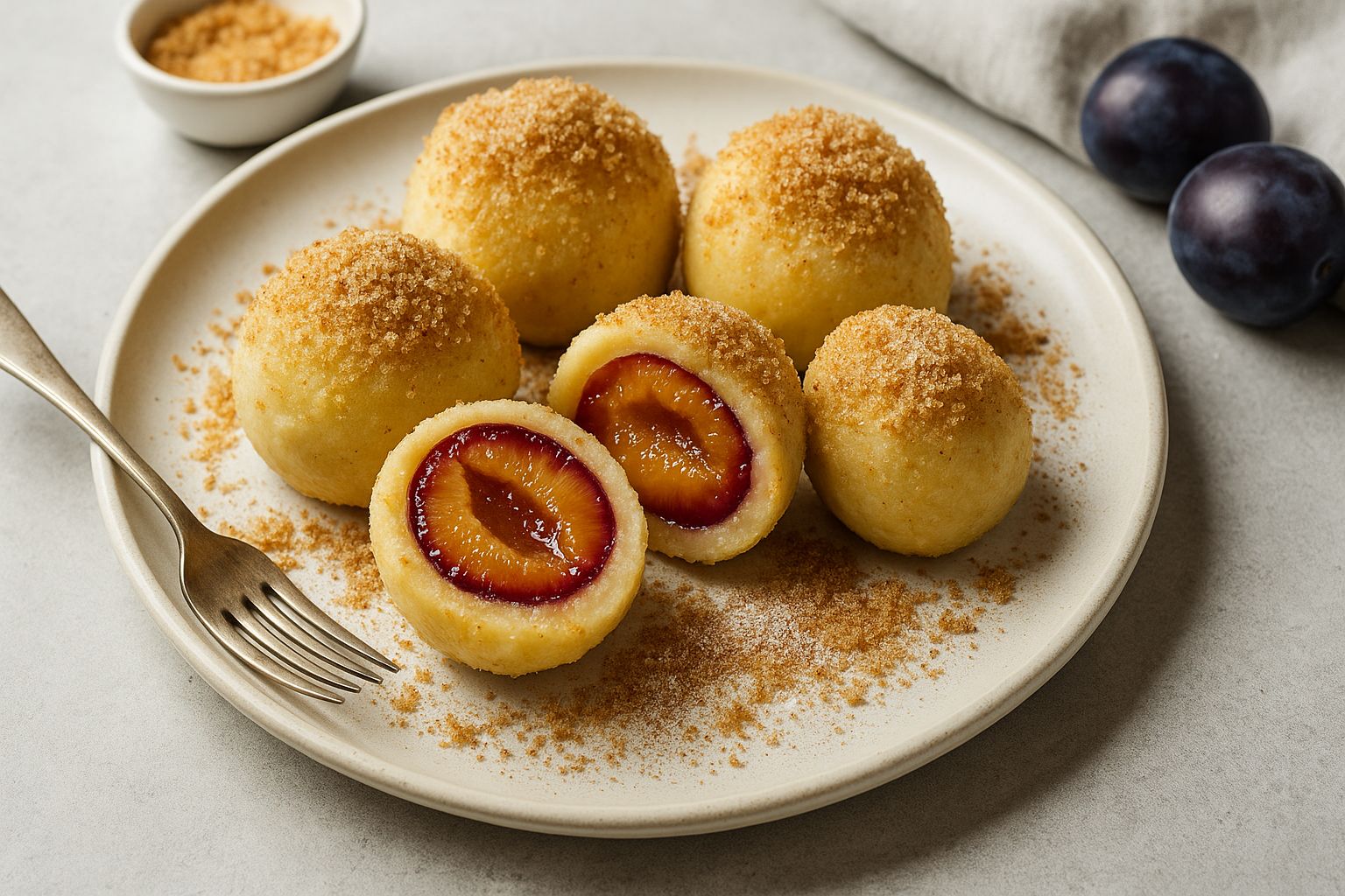 Švestkové knedlíky – sladká klasika české kuchyně